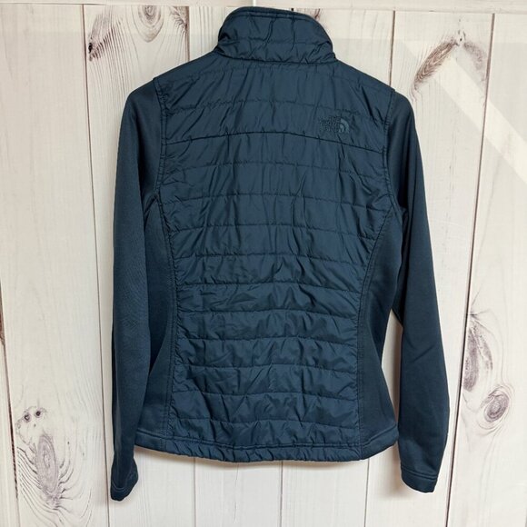 The North Face Hybrid Insulated Jacket Women’s M Deep Navy Thumbholes EUC - Picture 5 of 15